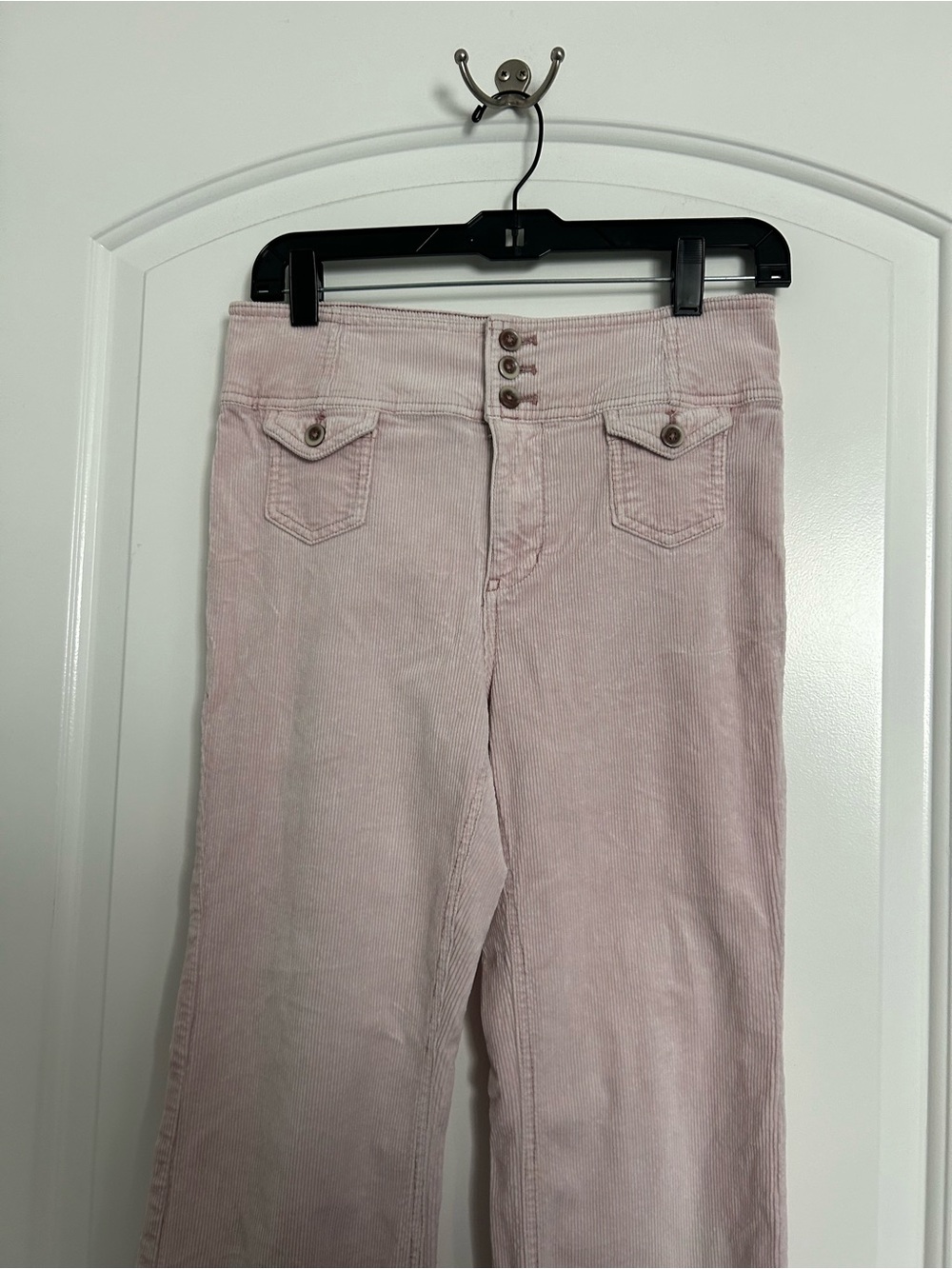 Anthropologie Pilcro High-Rise Bootcut Flare Corduroy Pants Size 26 70s Retro - Picture 4 of 15
